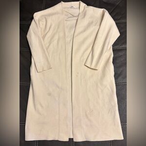 Uniqlo Women's Cream Long Cardigan